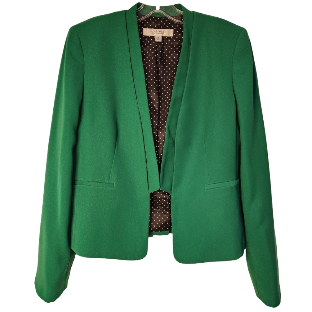 Last Markdown: Beautiful Green Nine West Jacket - Size 6